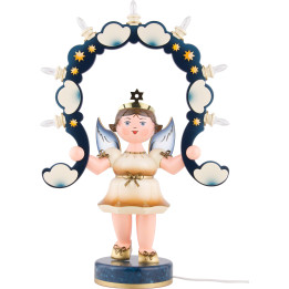 Light Angel with Light Arch - 53 cm / 21 inch