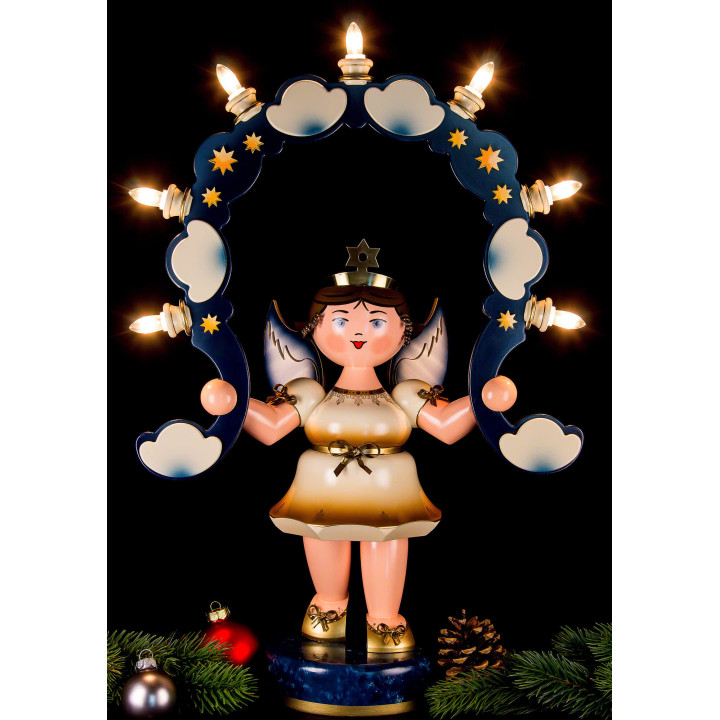 Lichterengel elektrisch beleuchtet - 53 cm