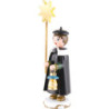 Winter Children Church Singers with Star - 11 cm / 4,3 inch