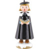 Winter Children Church Singers with Book - 8 cm / 3 inch
