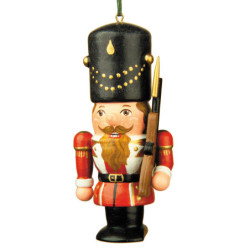 Christbaumschmuck Nussknacker-Wachsoldat - 7 cm