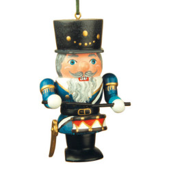 Christbaumschmuck Nussknacker-Trommler - 7 cm