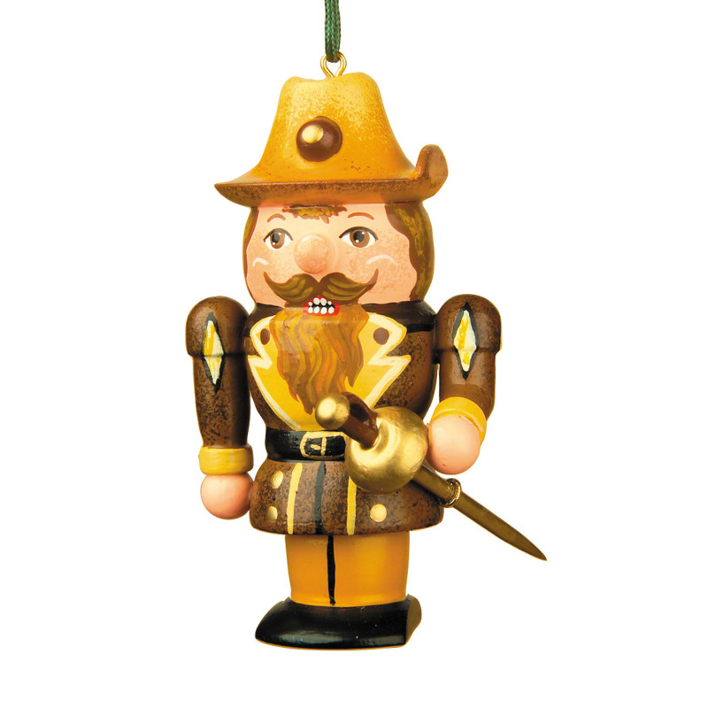 Tree Ornament - Musketeer Nutcracker - 7 cm / 3 inch
