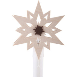 Stars (10 Pcs) Attachment for Candle Arch - Eletrical Candles - 8,5 cm / 3 inch