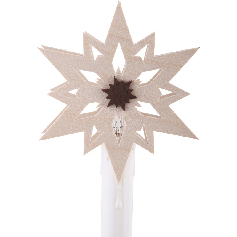 Stars (10 Pcs) Attachment for Candle Arch - Eletrical Candles - 8,5 cm / 3 inch