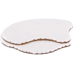 Winterlandschaft Anbau links - 20x18 cm