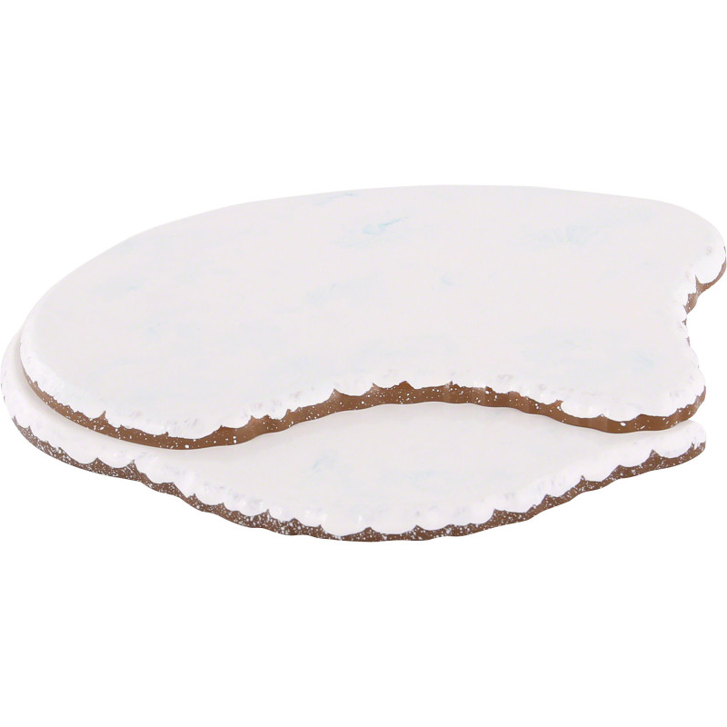 Winterlandschaft Anbau links - 20x18 cm