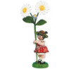 Blumenkind Mädchen mit Gänseblume - 11 cm