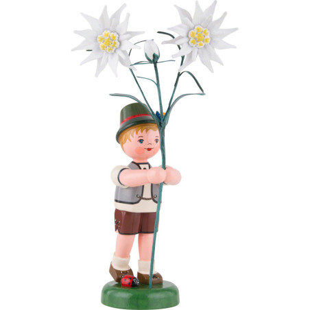 Blumenkind Junge Edelweiß - 24 cm