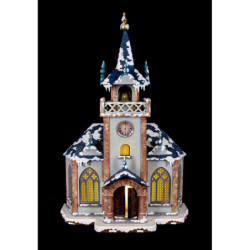 Winterhaus Kirche - 31 cm