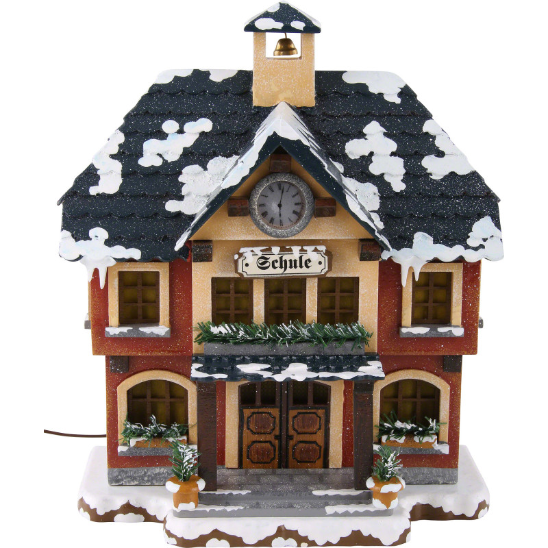 Winterhaus Schule - 15 cm