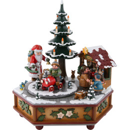 Spieldose Weihnachtszeit - 22 cm