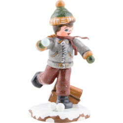 Winter Children Schoolboy - 7 cm / 3 inch