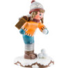 Winterkinder Schulmädchen - 7 cm