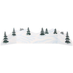 Winter Landscape Diorama - 100-115x24 cm / 39-45x9,5 inch