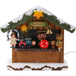 Winterkinder Marktbude Geschenkehäusel - 10 cm