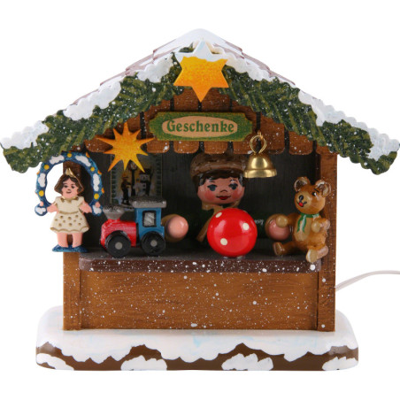 Winterkinder Marktbude Geschenkehäusel - 10 cm