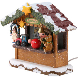 Winterkinder Marktbude Geschenkehäusel - 10 cm