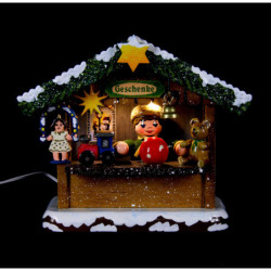 Winter Children Market Booth Gifts House - 10 cm / 4 inch