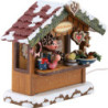 Winter Children Market Booth Gingerbread House - 10 cm / 4 inch