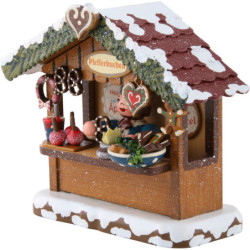 Winter Children Market Booth Gingerbread House - 10 cm / 4 inch