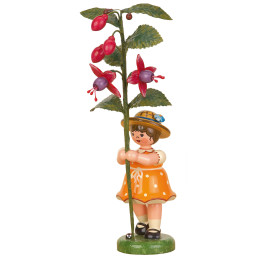 Blumenkind Mädchen Fuchsie - 17 cm