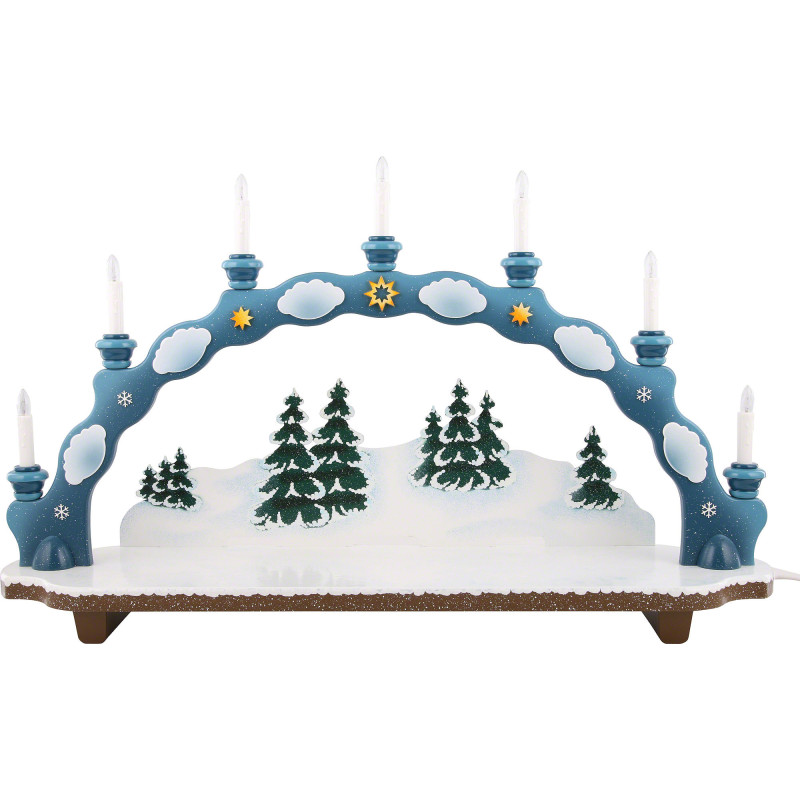 Schwibbogen für Winterkinder klein - 75x18,5x47 cm