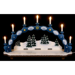 Schwibbogen für Winterkinder klein - 75x18,5x47 cm