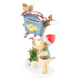 Winterkinder 3er-Set Zeitungsbote - 6 cm