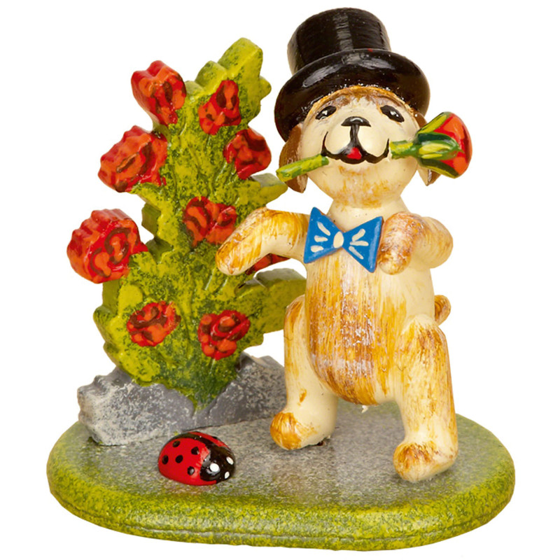 Little Rose Gentleman - Set of Three - 4 cm / 1,5 inch