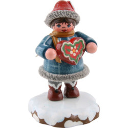Winter Children Tinchens Gingerbread Heart - 5 cm / 2 inch
