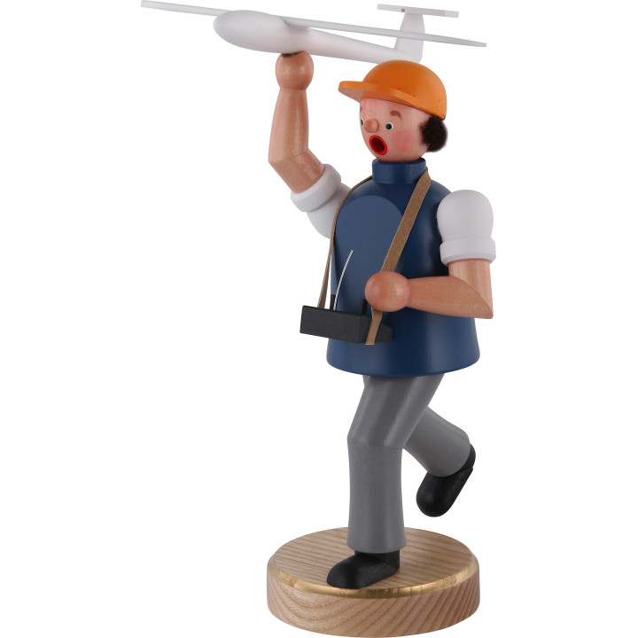 Räuchermännchen Flugmodell Sportler - 22 cm