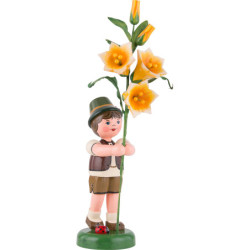 Flower Child Boy with Lily - 24 cm / 9,5 inch