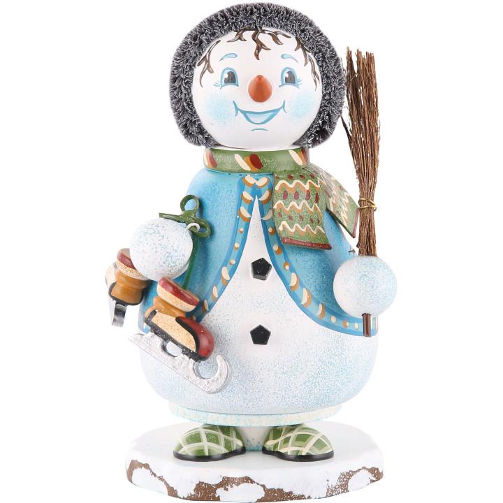 Smoker - Gnome Snowflake with Skate 14 cm / 5 inch