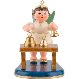 Engel mit Glockenspiel - 6,5 cm