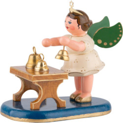 Engel mit Glockenspiel - 6,5 cm