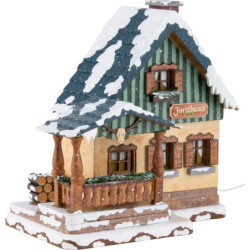 Winter Children Forest House - 15 cm / 6 inch