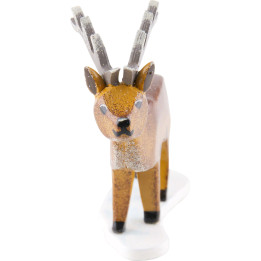 Winterkinder 4er-Set Hirsch - 6 cm