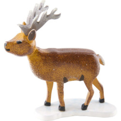 Winterkinder 4er-Set Hirsch - 6 cm