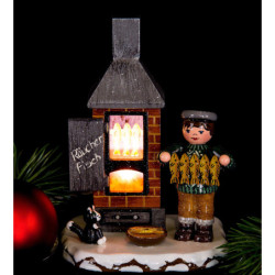 Winter Kids Fish Smoke House - 11 cm / 4,3 inch