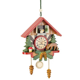 Tree Ornament - Cuckoo Clock Forest - 10 cm / 3,9 inch