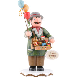 Räuchermännchen Winterkinder Spielzeughändler - 20 cm