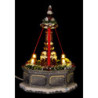 Winter Children Fountain with Lights - 12 cm / 4.7 inch