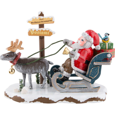 Winter Children "Santa Claus is Coming to Town" - 8 cm / 3.1 inch