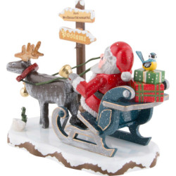 Winter Children "Santa Claus is Coming to Town" - 8 cm / 3.1 inch