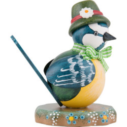 Blue Titmouse Seppl mini - 7 cm / 2.8 inch