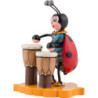 Marienkäfer mit Bongo - 8 cm