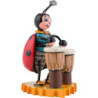 Ladybug with Bongos - 8 cm / 3 inch
