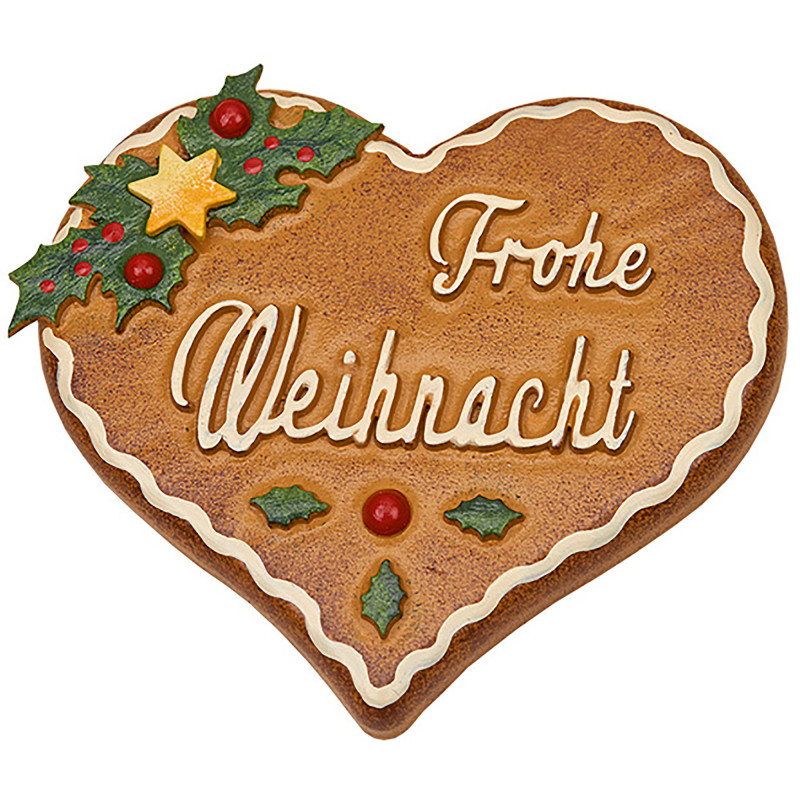 Magnetpin Lebkuchenherz - 7 cm