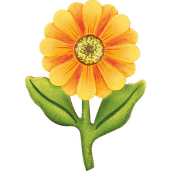 Magnetic Pin - Dahlia - 7 cm / 2.8 inch